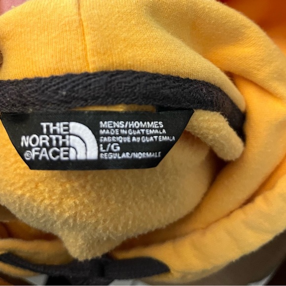 The North Face Men's Yellow Hoodie Sweater - Picture 5 of 5